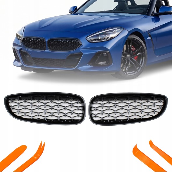 TOPGER KRG-BMW-437 АТРАПА ПЕРЕДНЯ BMW G29 2019-2023 ПЕРЕДНЯ ГРИЛЬ РЕШІТКА ЧОРНА