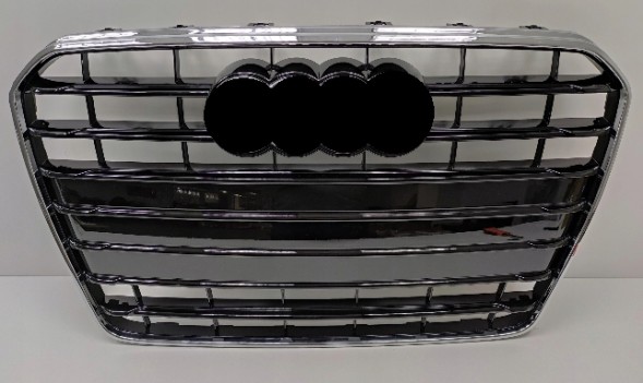 Китай A1398-15 AUDI A5 11- РЕШІТКА РАДІАТОРА ЧОРНИЙ ГЛЯНЕЦЬ ХРОМОВАНА РАМКА