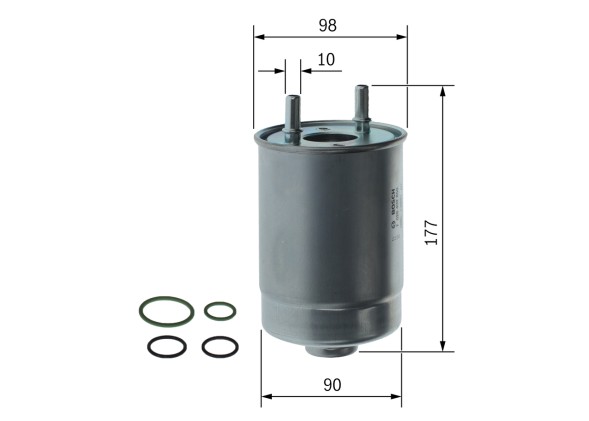 F026402850 BOSCH Фільтр паливний
