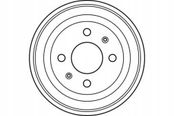 TRW DB4013 BK1726 Комплект гальмівні барабани + щелепи TRW