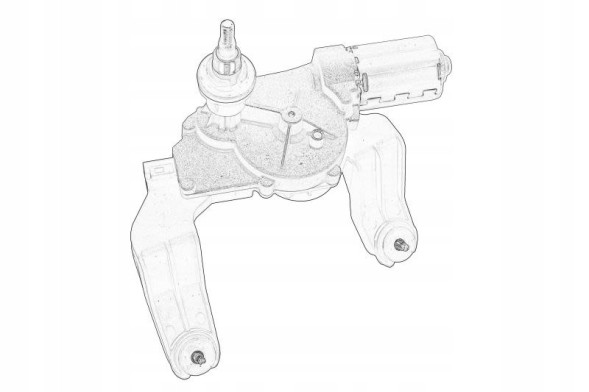 Hyundai OE 98700-1H500 Двигун двірників oe hyundai 987001h500