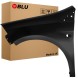 BLU 165694643 КРИЛО FIAT BRAVO 891B ЛІВЕ ЧОРНЕ 07-14 ПЕРЕДНЄ