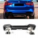 Китай S7-80127 Aerokit Комплект накладок BMW X3 G01 LCI Black Knight Чорний Блиск 2022–2025