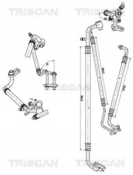 Triscan 9010 24003 Шнур кондиціонування повітря 9010 24003 triscan opel corsa