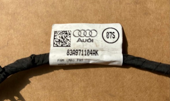 Audi OE Nowa Instalacja Wiązka Zderzaka Tył Tylnego 83A971104AK Q3 83A OEM 2xRADAR Нова проводка бампера заднього 83A971104AK для AUDI Q3 83A OEM