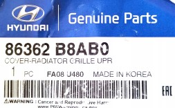 Hyundai OE 86362B8AB0 HYUNDAI SANTA FE 17+ Решітка радіатора нова OE