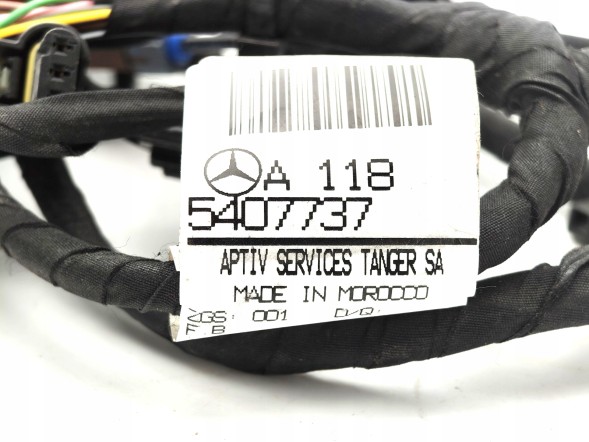 Mercedes-Benz OE A.1185407737 ПРОМІНЬ КАБЕЛЬ ДАТЧИКІВ ПАРКУВАННЯ PDC ПЕРЕДНІЙ MERCEDES CLA W118 C118 X118