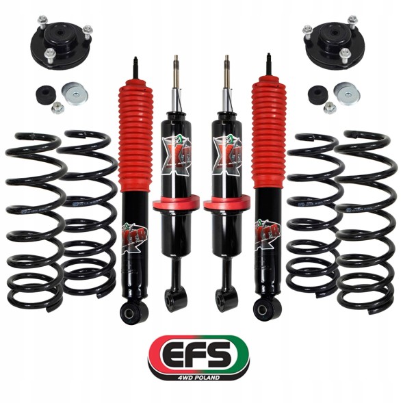 EFS 4WD 37-6205/6003 TLC-118HHDE/119HHDE TOYOTA LAND CRUISER 200 ПОСИЛЕНА HD ПІДВІСКА XTR +30мм (80/400кг) EFS
