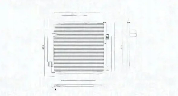 MAGNETI MARELLI 350203753000 Конденсатор радіатора кондиціонування повітря 350203753000
