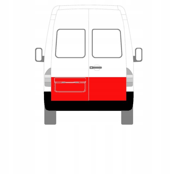 Китай 5062401LPPRZT Реператури дверей + кортик MB Sprinter / VW LT 96 - 06 Комплект !