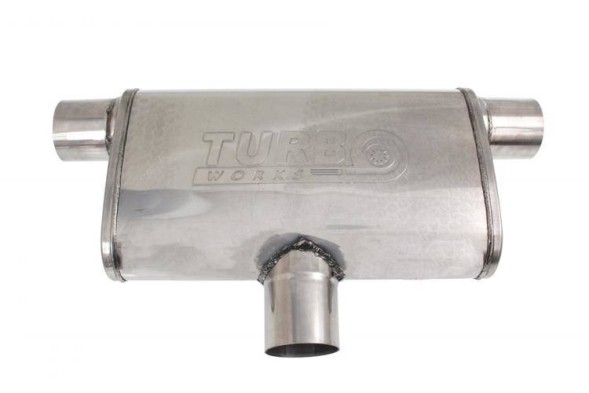 Turboworks TW-TL-121 Глушник центральний задній 76мм turboworks lt 409ss 355мм