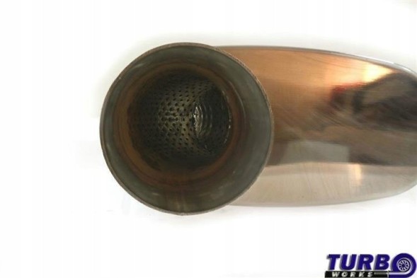 Turboworks TW-TL-121 Глушник центральний задній 76мм turboworks lt 409ss 355мм