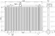 Valeo 733216 Охолоджувач, система охолодження двигуна valeo 733216