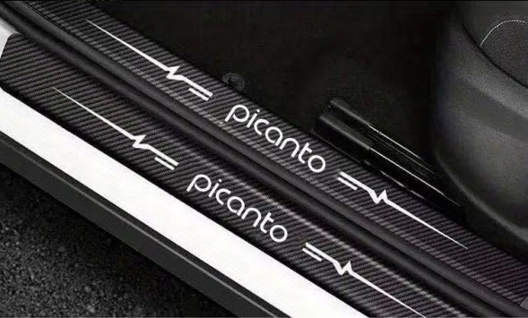 Chiny 6921526301 4 шт. - Наклейки на пороги KIA PICANTO, захист багажника, преміум-якість, індивідуальне припасування