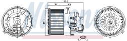 87261 NISSENS Вентилятор салону