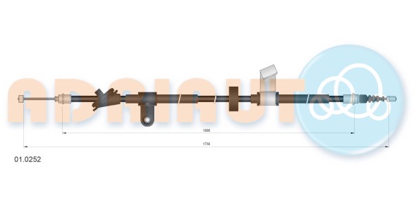 01 0252 ADRIAUTO Тросик