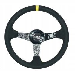 RBS Technology RBSzk10e36 Спортивне кермо RBS Tire Killer замшеве 34см / 8см + наба BMW E36