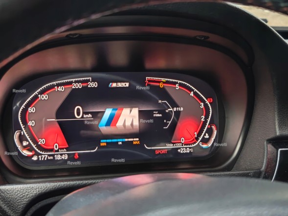 Revelti Zegary Cyfrowe LCD do BMW E46 z funkcją Carplay - Mapy Google Цифрові спідометри для BMW E46 / з Carplay - Google Maps, Apple Maps