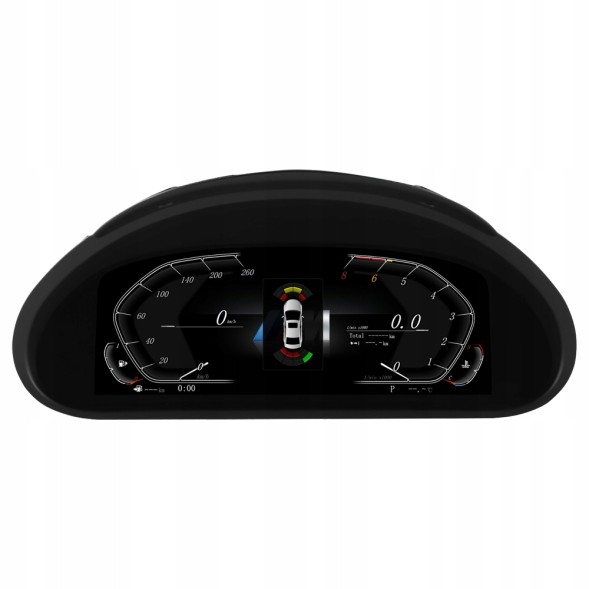 Revelti Zegary Cyfrowe LCD do BMW E46 z funkcją Carplay - Mapy Google Цифрові спідометри для BMW E46 / з Carplay - Google Maps, Apple Maps