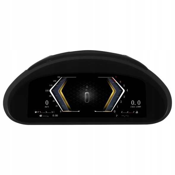 Revelti Zegary Cyfrowe LCD do BMW E46 z funkcją Carplay - Mapy Google Цифрові спідометри для BMW E46 / з Carplay - Google Maps, Apple Maps