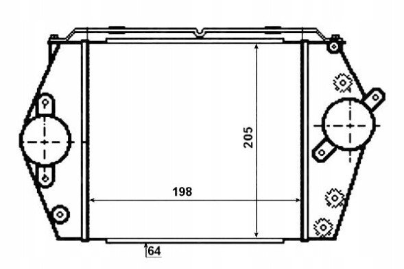 NRF NRF30471(iMOTO) Інтеркулер mazda 6 2,0di 02- nrf + набір водія #37