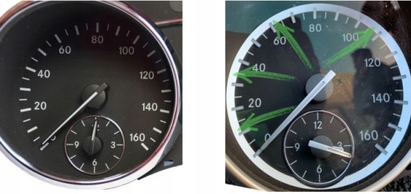 Moman 0089688097373 Циферблати спідометра Mercedes ML W164 GL X164, приладова панель, замінник, кастомний тюнінг, США
