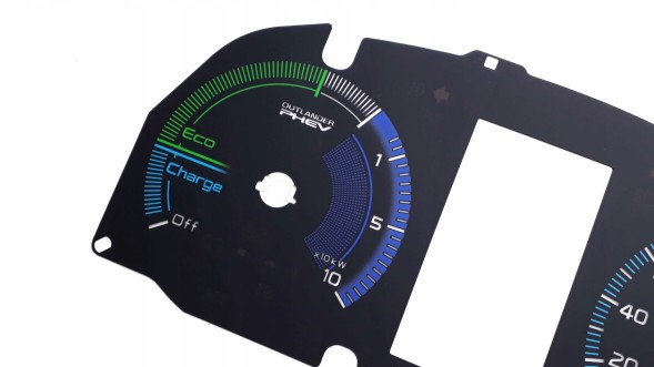 Moman 0089688082577 Циферблат Mitsubishi Outlander PHEV набирає шкалу ЄС