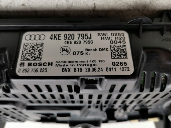 Audi OE 4KE920795J, DWP537499OE Лічильник панель приладів Audi e-Tron GT 4KE920795J