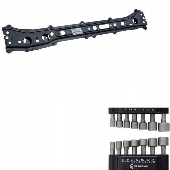 Polcar oe-53028-K0010; oe-53028K0010; oe-53028-0D130; oe-530280D130 782 Нижня балка передньої панелі на TOYOTA YARIS XP210 з 20-го року, передня частина