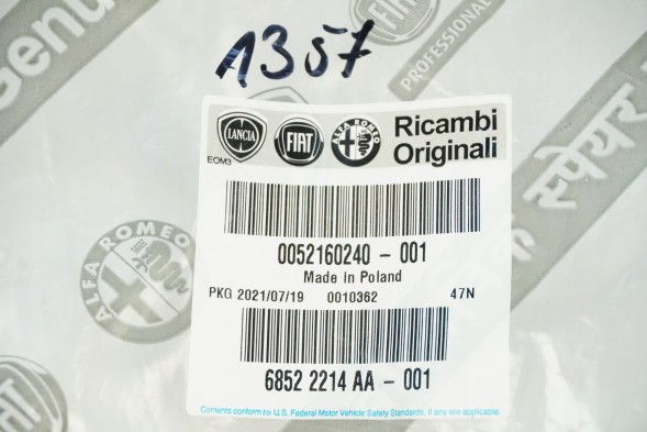 Jeep OE 52160240 68522214AA ORPELÓW_RENAULT JEEP RENEGADE 17- 1.3 T-GDI НОВА ТРУБКА ШНУР КОНДИЦІОНУВАННЯ ПОВІТРЯ ОРИГІНАЛ