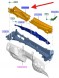 Ford OE ПРАВА ПЕРЕДНЯ НАКЛАДКА ЛОБОВОГО СКЛА FORD RANGER Mk5 2011- OEM 1863817 _ AB39-2102222-DC