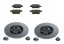 Китай 2059133066/58 ДИСКИ + КОЛОДКИ ЗАДНІ CITROEN C4 PICASSO 2007-
