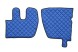 V-maxzone Part VIC-129134 Килимки для підлоги ЕКО-Шкіра стьобані (3 шт.) Сині, на всю підлогу