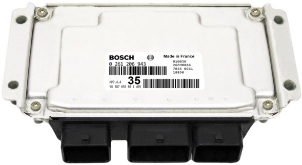 OEM 001001005497E, 0261206943, 9638765680, 9647480580 Блок керування двигуном ME7.4.4 PEUGEOT 9647480580 9638765680 0261206943