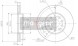 Maxgear 19-0638 + 19-1059 SKODA OCTAVIA II Колодки + диски передні SKODA OCTAVIA II 2 288 мм