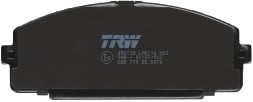 GDB770 TRW Комплект гальмівних колодок дискові