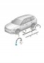 Audi OE ОРИГІНАЛЬНИЙ VAG OE 3G0853727AMI1 НАКЛАДКА КРАЮ КОЛІСНОЇ АРКИ NUCLEUS GREY
