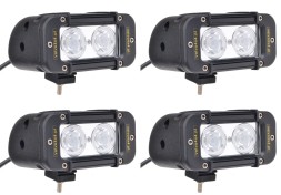 Китай KML067S-4PK 4x ГАЛОГЕННА ТОЧКА СВІТЛОДІОДНА ПАНЕЛЬНА ЛАМПА 20W Off-Road 80W