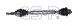 GSP 250446 Піввісь gsp renault laguna ii 1.6-2.0 2001-2007 ліва