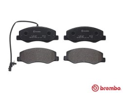 P68061 BREMBO Комплект гальмівних колодок з 4 шт дисків