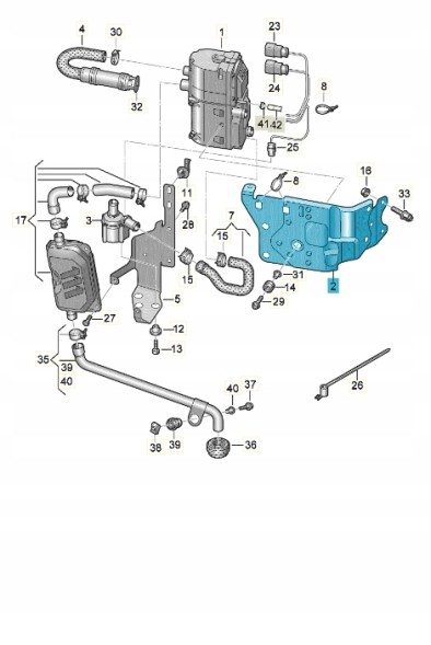 Audi OE НОВИЙ ОРИГІНАЛЬНИЙ КРОНШТЕЙН AUDI 80A265335A