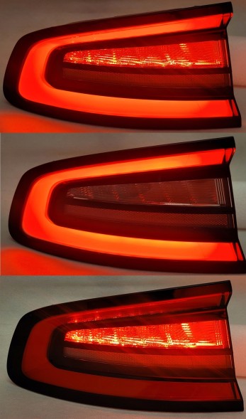 Eagle Eyes 31D2870 + 31D2880 MHM Задні ліхтарі LED на крило L+R комплект USA Dodge Charger VII 7 Lift 2014-2024