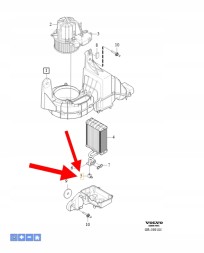 Volvo OE РОЗШИРЮВАЛЬНИЙ КЛАПАН КОНДИЦІОНЕРА VOLVO XC90 2016- OEM/OE 31449330