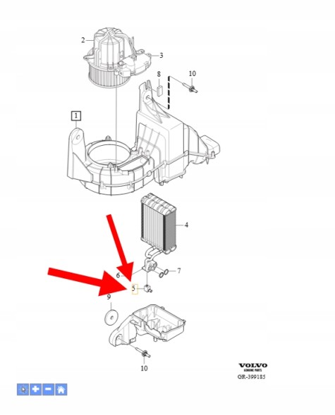 Volvo OE РОЗШИРЮВАЛЬНИЙ КЛАПАН КОНДИЦІОНЕРА VOLVO XC90 2016- OEM/OE 31449330