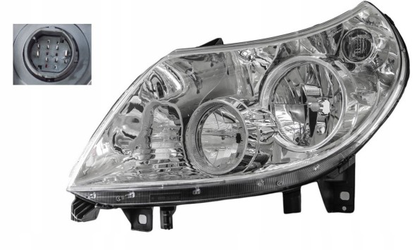 Abakus 552-1124L-LD-EM Фара ліва fiat ducato 2006-2010 h7/h1