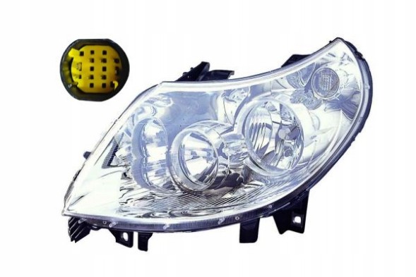 Abakus 552-1124L-LD-EM Фара ліва fiat ducato 2006-2010 h7/h1