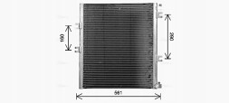 AVA Quality cooling FE5034 Конденсатор, кондиціонер ava quality cooling fe5034