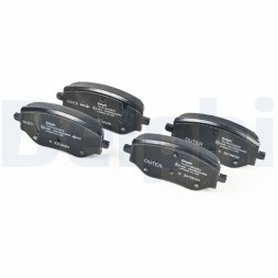 LP3644 DELPHI Комплект гальмівних колодок з 4 шт дисків