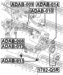 Febest 1782-Q5R Втулка колеса 1782-q5r febest audi a4 b8 (8k2)