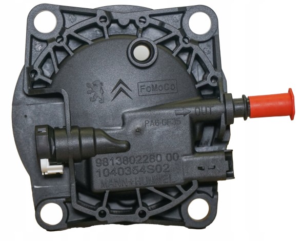 Peugeot OE 190442/wtyk2pin Оригінальна кришка корпусу паливного фільтра Peugeot Citroen 2.0 HDI з роз'ємом